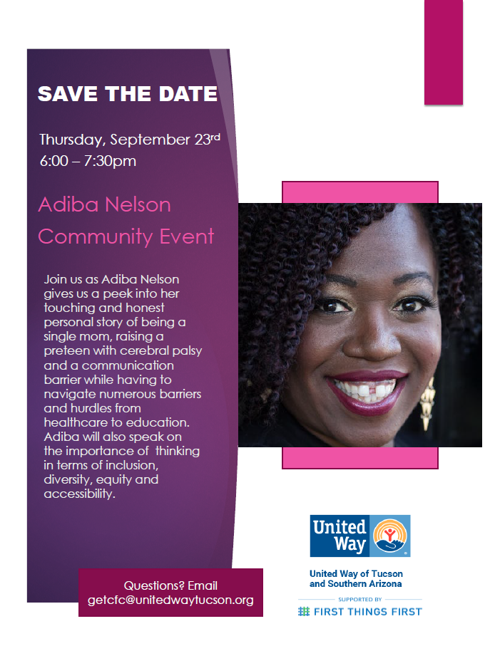Adiba Nelson event flyer