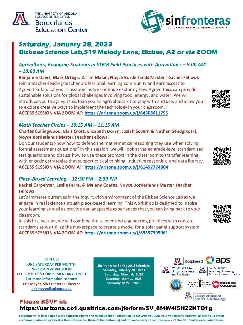 Math Teacher Circles - Tucson Regional Educator Collaborative
