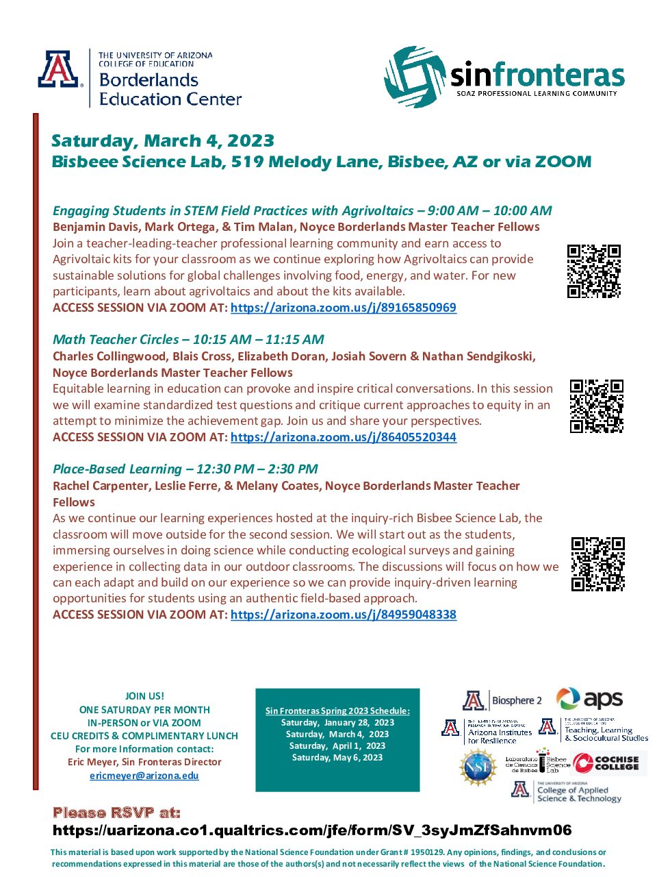 Sin Fronteras: March 2023 - Tucson Regional Educator Collaborative