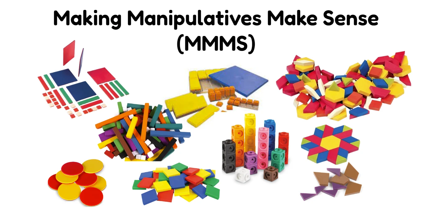 Dividing fractions using pattern blocks rods tiles mmms